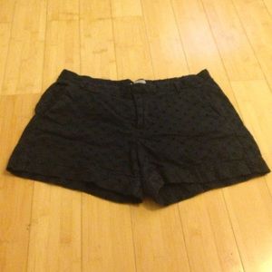 Gap navy eyelet shorts.