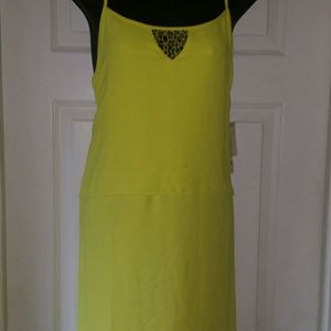 Bar III Yellow dress