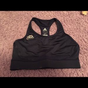 Adidas navy thick strap sports bra