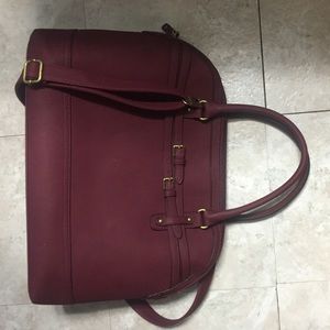 Merona burgundy bag