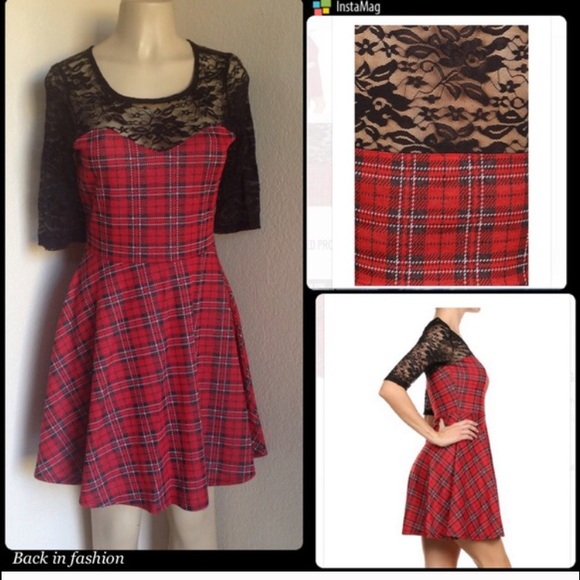 3X Host Pick Plaid Dress - Picture 2 of 3
