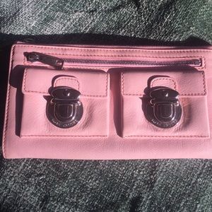 authentic Marc Jacobs pink wallet /clutch!