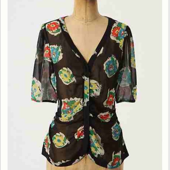 Silk Floral Breeze Blouse