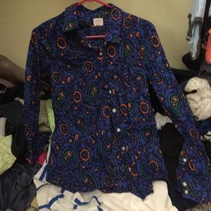 J Crew Button Up