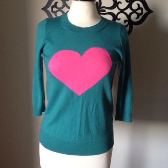 J. Crew Sweaters - J Crew Heart Sweater