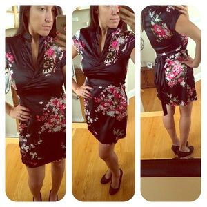 Forever 21 Geisha Inspired Black Cocktail Dress