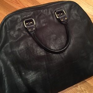 Black handbag from Italy