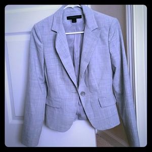 Grey work blazer from Express