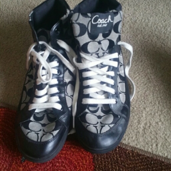 Coach hitop sneakers