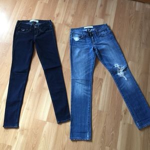 WOMEN'S JEANS BUNDLE (A&F + HOLLISTER)