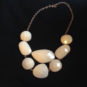 White Geo necklace