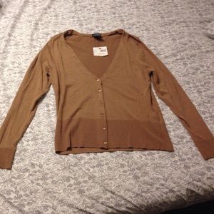 Tan cardigan L (12/14)