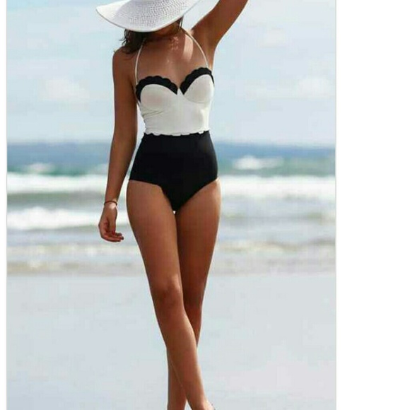 One piece bathing suit