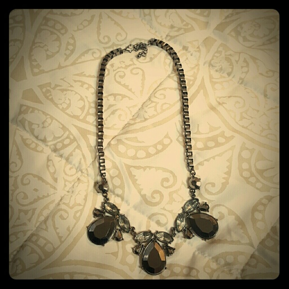 Black/silver necklace