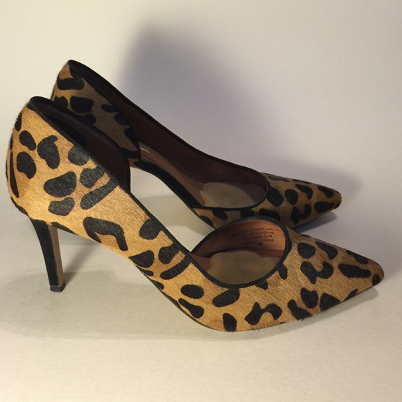 Halogen Hamarlie Tan Leopard Print Pumps