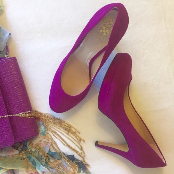 Vince Camuto Shoes - 💥HP X2💥 Vince Camuto violet suede platforms