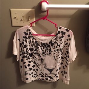 Express size small loose fitting crop top