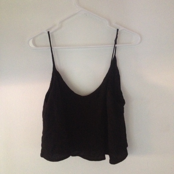 Black tank top