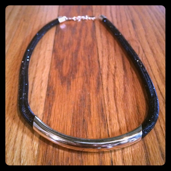 Black and gold necklace