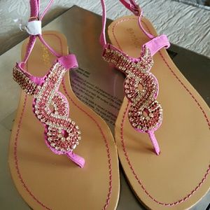 Pretty pink sandals