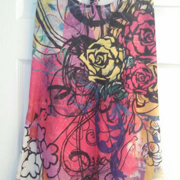 Rose multi colored tank - Picture 1 of 3