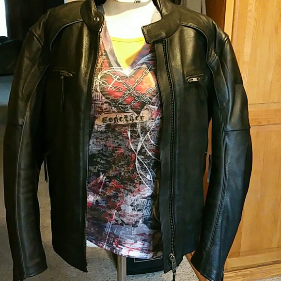 First Manufacturing  Jackets & Blazers - Black Genuine Leather with Removable Lining (NWOT)