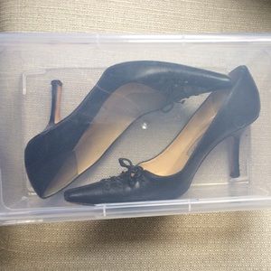 Jimmy Choo leather lace up pumps