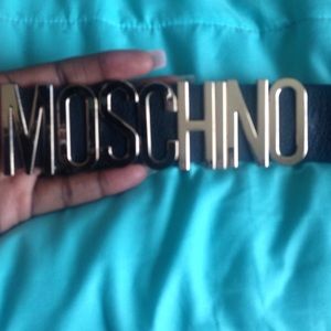 Moschino Belt , Big One , 100% AUTHENTIC LEATHER