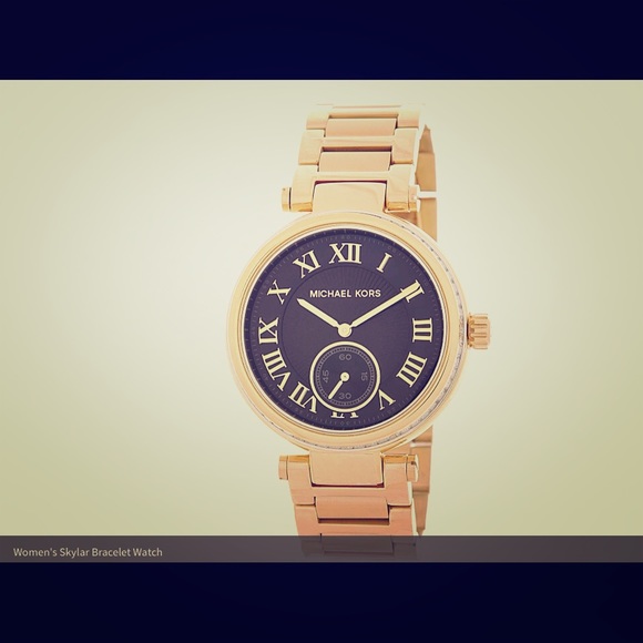 Michael Kors Accessories - Black and gold watch