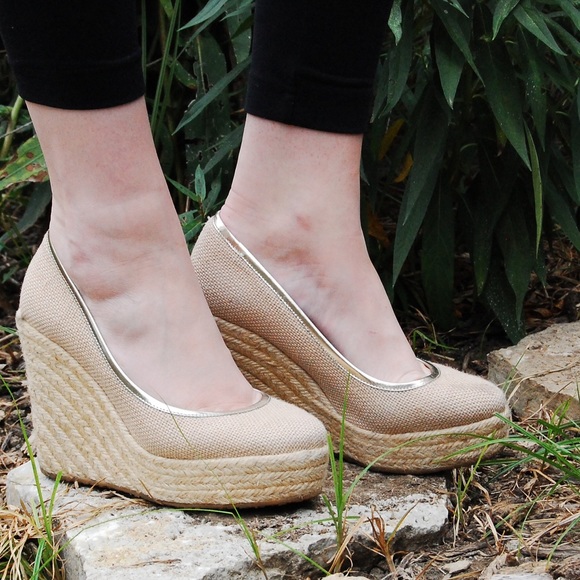 Jimmy Choo platform wedges