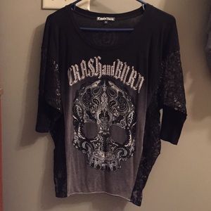 Crash & Burn shirt from the Buckle