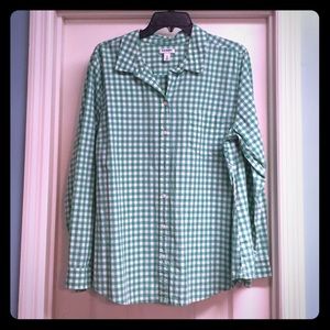 Green checkered shirt