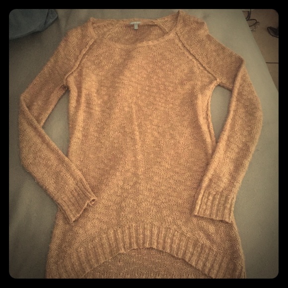 Brown knit sweater