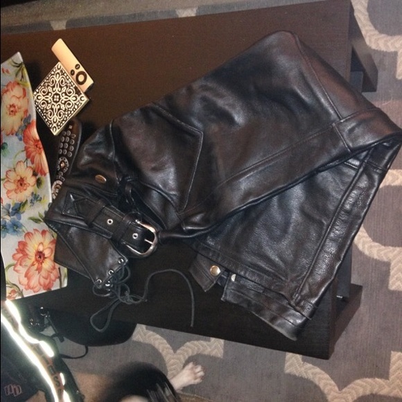 Harley Davidson leather chaps