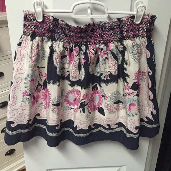 Urban Outfitters Kimchi Blue Silk Skirt