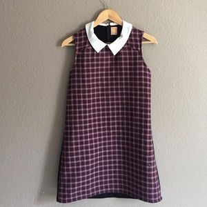 ZARA School girl, Tartan Print Dress