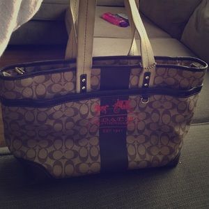 Coach diaper bag
