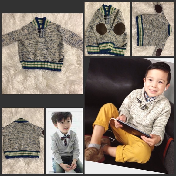 🆕NWOT🆕 ELBOW PATCH SWEATER (TODDLERS)