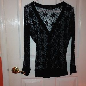 Forever 21 lace cardigan