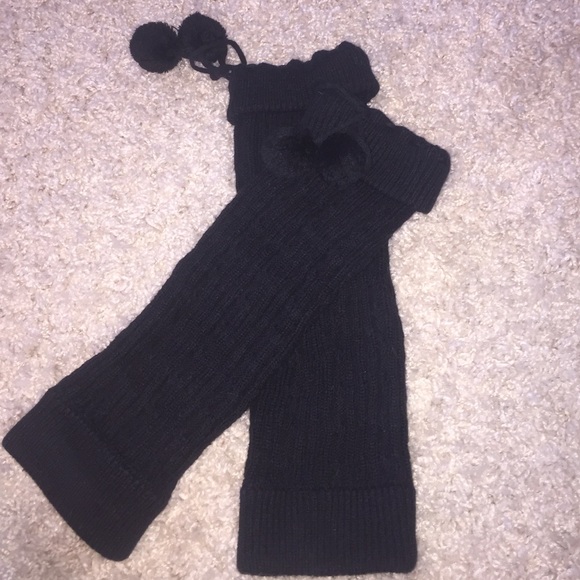 Black leg warmers