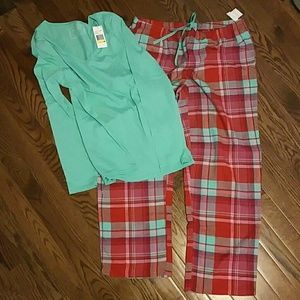 NWT Nautica Pajamas Size M 100% Cotton