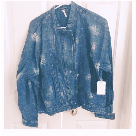 tattered jean jacket