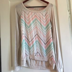 Buckle long sleeve shirt