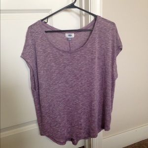 Purple shirt from Old Navy