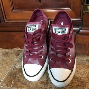 Converse All Star Maroon/Red low tops