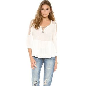Free People Romance of the Rose Top