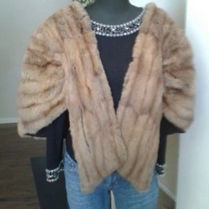Vintage Authentic Mink Fur Stole