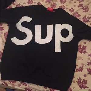 Supreme big letter sweater