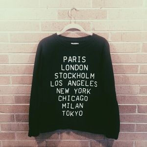 NWOT City Name Sweatshirt