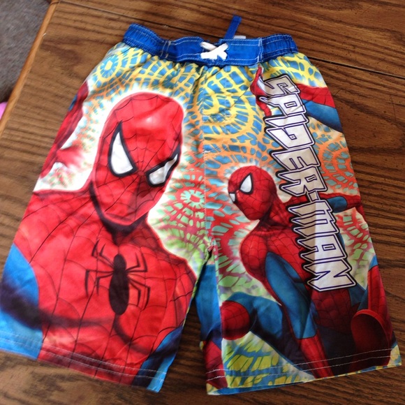 Boys Marvel Spidey swim trunks